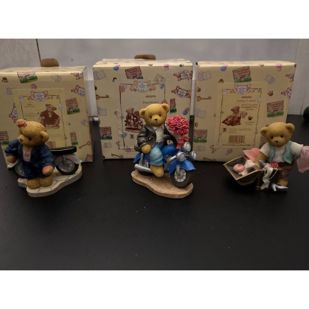 3 Cherished Teddies- See Description For More Information